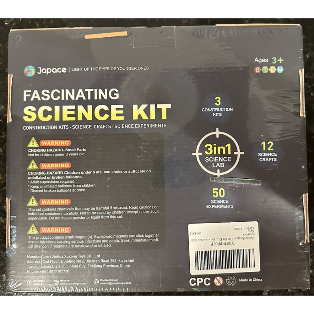 Japace Fascinating Science Kit‎ Crafts Experiments Science Lab Construction Kits - Picture 3 of 6